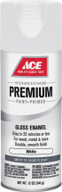 Ace Premium Spray Paint + Primer, 12 Oz. product image.