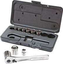 Craftsman® 10 Pc. SAE or Metric Socket Set product image.