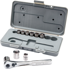 Craftsman® 10 Pc. SAE or Metric Socket Set product image.