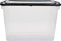 7-1/2 Qt. Latching Storage Tote, - 6165849 15-1/2 Qt.,- 6165195...$4.99 31 Qt., - 6162309...$6.99 64 Qt., - 6161087...$8.99 112 Qt., - 6164123...$12.99 product image.