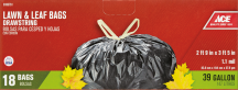 Ace Trash Bags 6186761, 6187116, 6214910, 6225858, Limit 5 total at this price. product image.