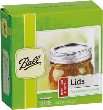 Ball® Regular Mouth Jar Lids, Bx/12 product image.