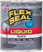 Flex Seal® Liquid Rubber Sealant Coating 32oz White or Black 6321327, 6321483 Flex Seal® Liquid Rubber Sealant Coating 1 Gallon...$89.99 White or Black 6321087, 6321418 product image.