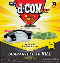 D-Con® Pro Refillable Rat Bait Station product image.