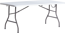 Living Accents® 6' Fold-in-Half Table product image.